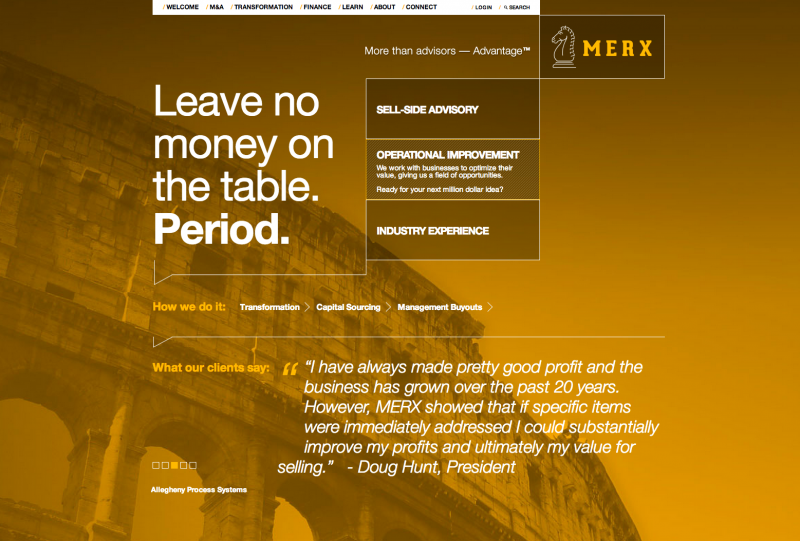 MERX website screen capture