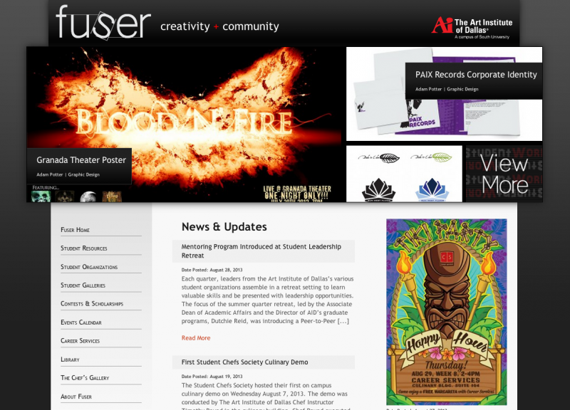 AidFuser website screenshot